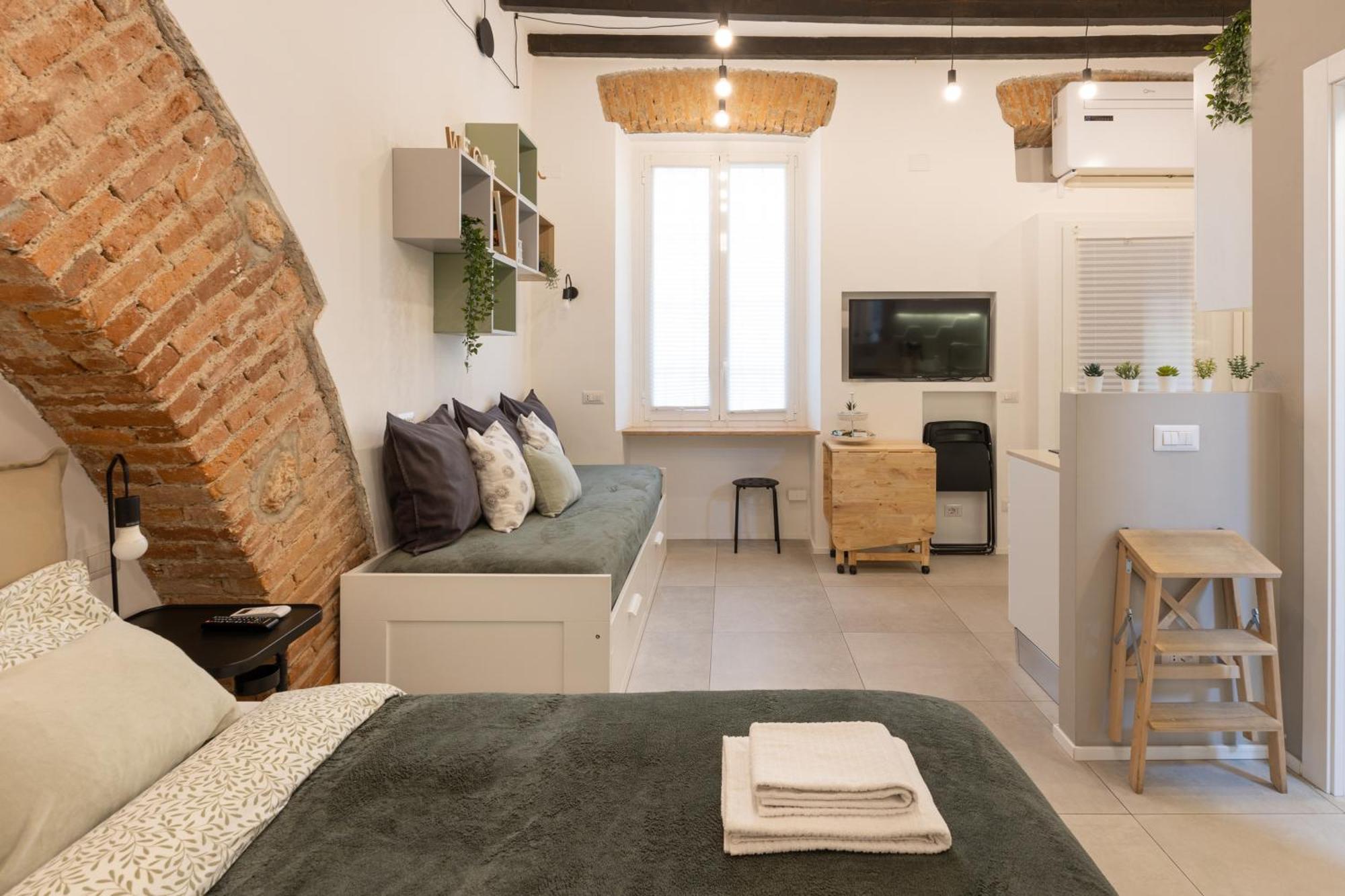 Bricks & Beams Studio In The Key Area Of Milan Bagian luar foto